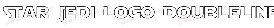 Star Jedi Logo DoubleLine1字体转换
